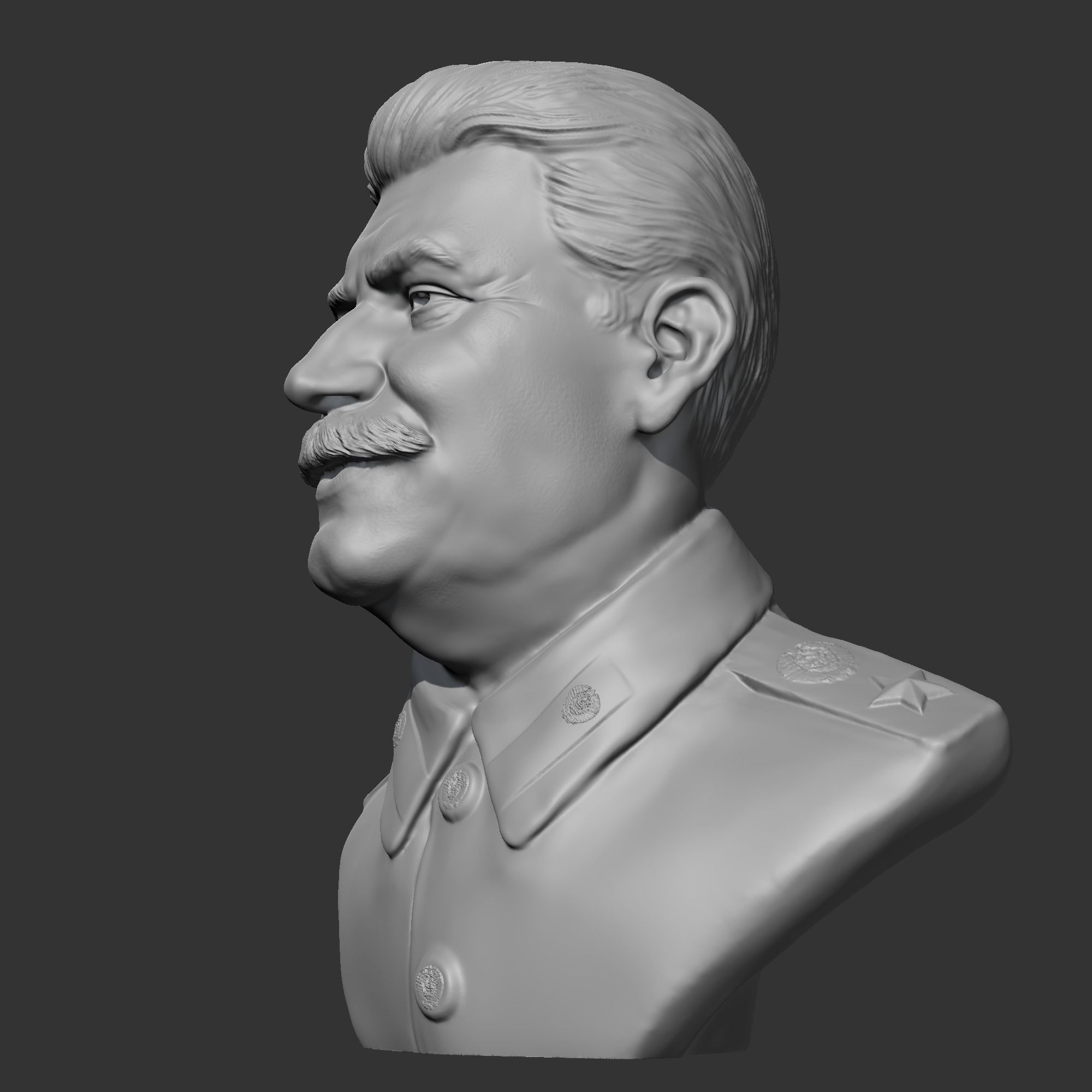 Joseph Stalin 3D print model 3D print model_2