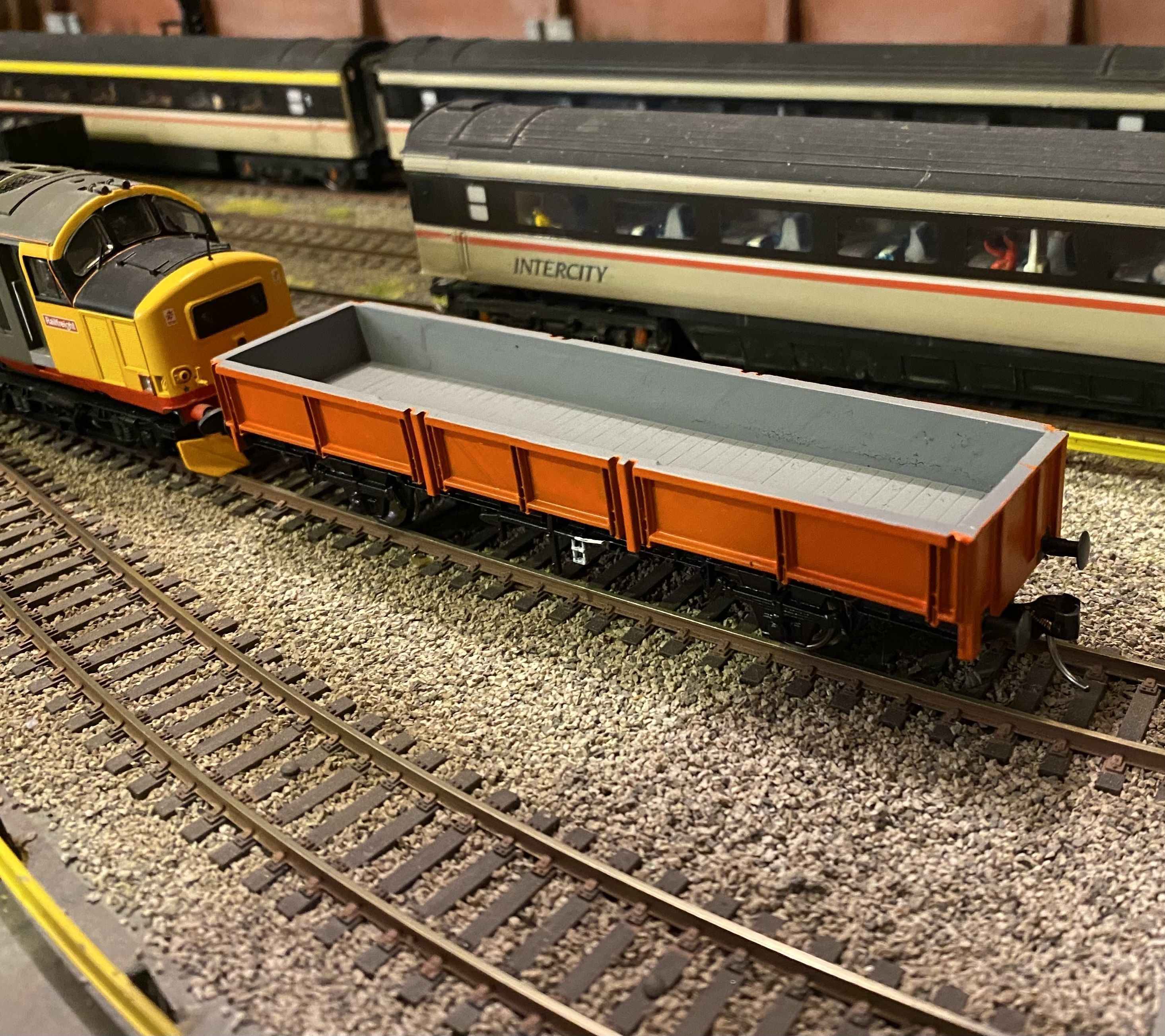 OO Model Railway BR OCA Ballast Wagon 3D print model_1