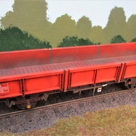 OO Model Railway BR OCA Ballast Wagon 3D print model_18