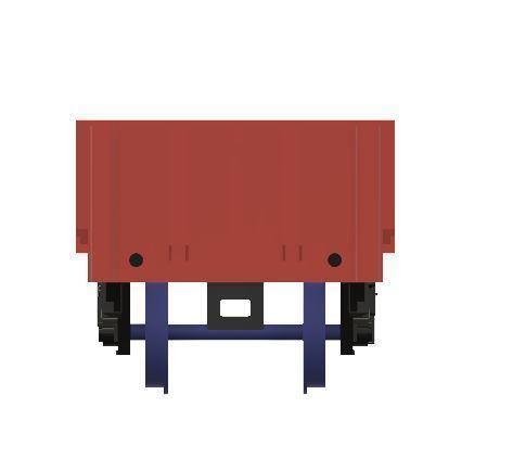 OO Model Railway BR OCA Ballast Wagon 3D print model_6