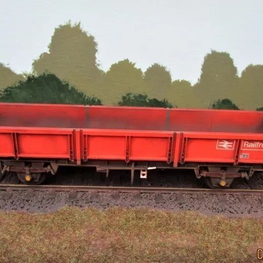 OO Model Railway BR OCA Ballast Wagon 3D print model_19