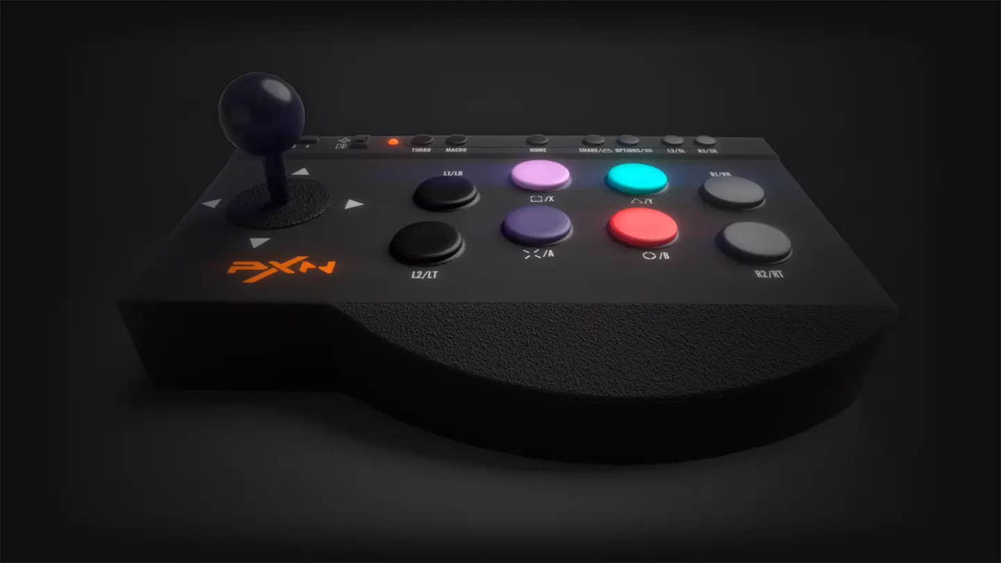 Arcade Stick PXN Free low-poly 3D model_0