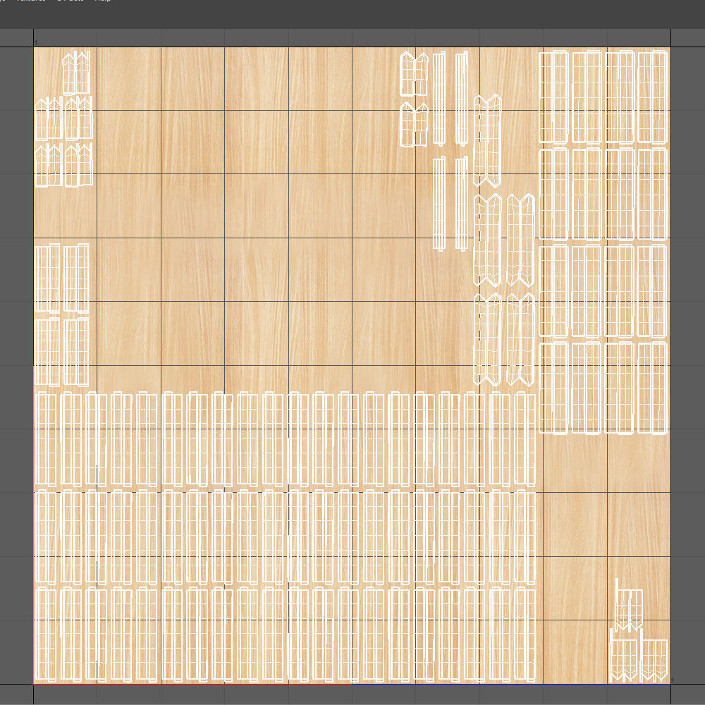 Wooden box 3D model_17