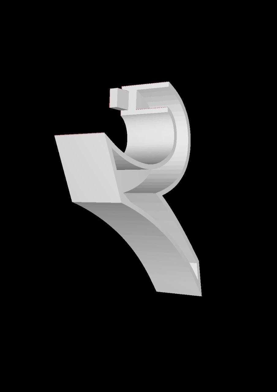 Bengali Alphabet Cast Your Own LETTERS Easy To Cast Puzzle Fit 3D model_6