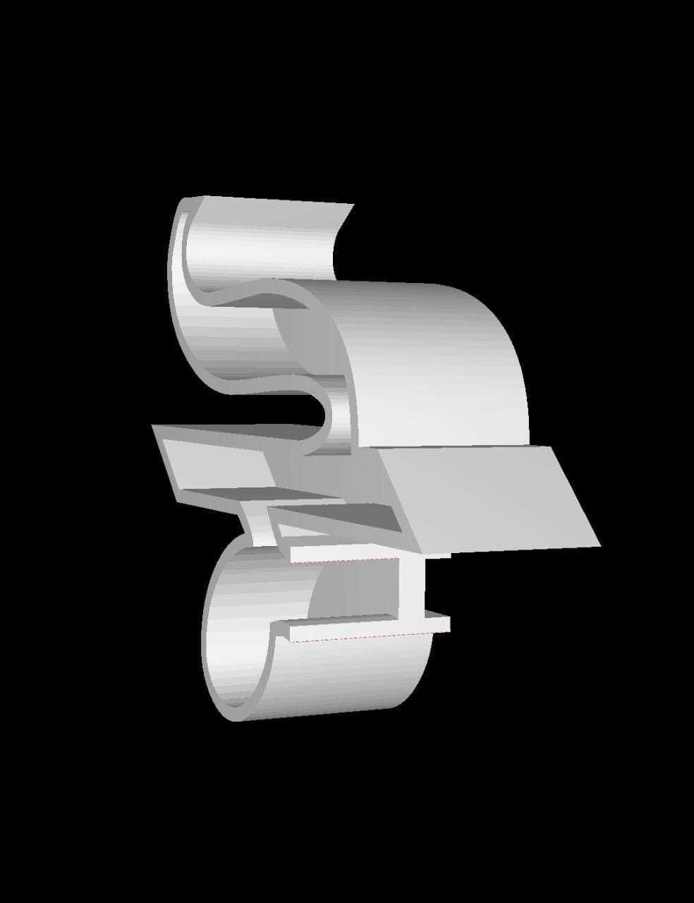 Bengali Alphabet Cast Your Own LETTERS Easy To Cast Puzzle Fit 3D model_2