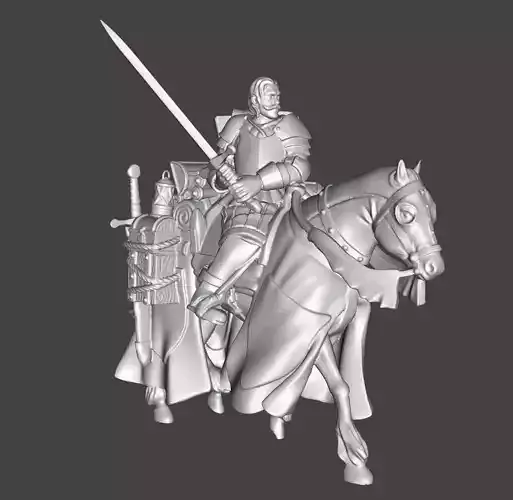 Knight on the horse 1