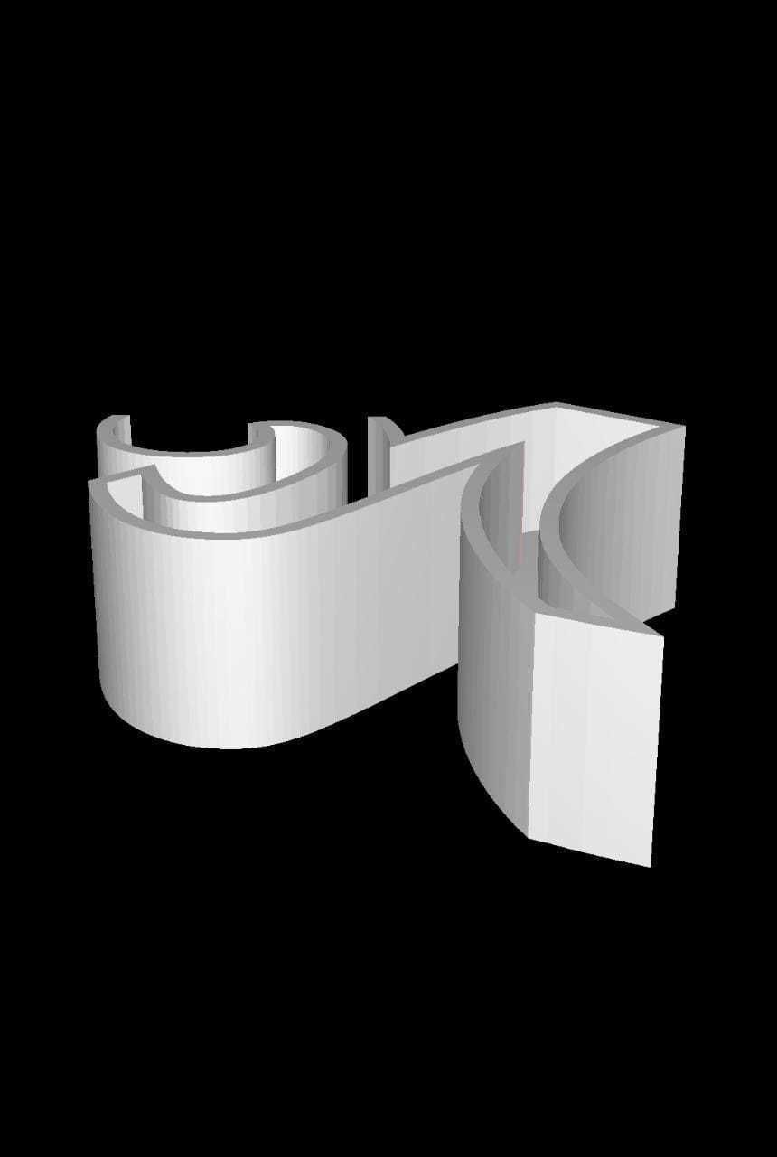 Bengali Alphabet Cast Your Own LETTERS Easy To Cast Puzzle Fit 3D model_4