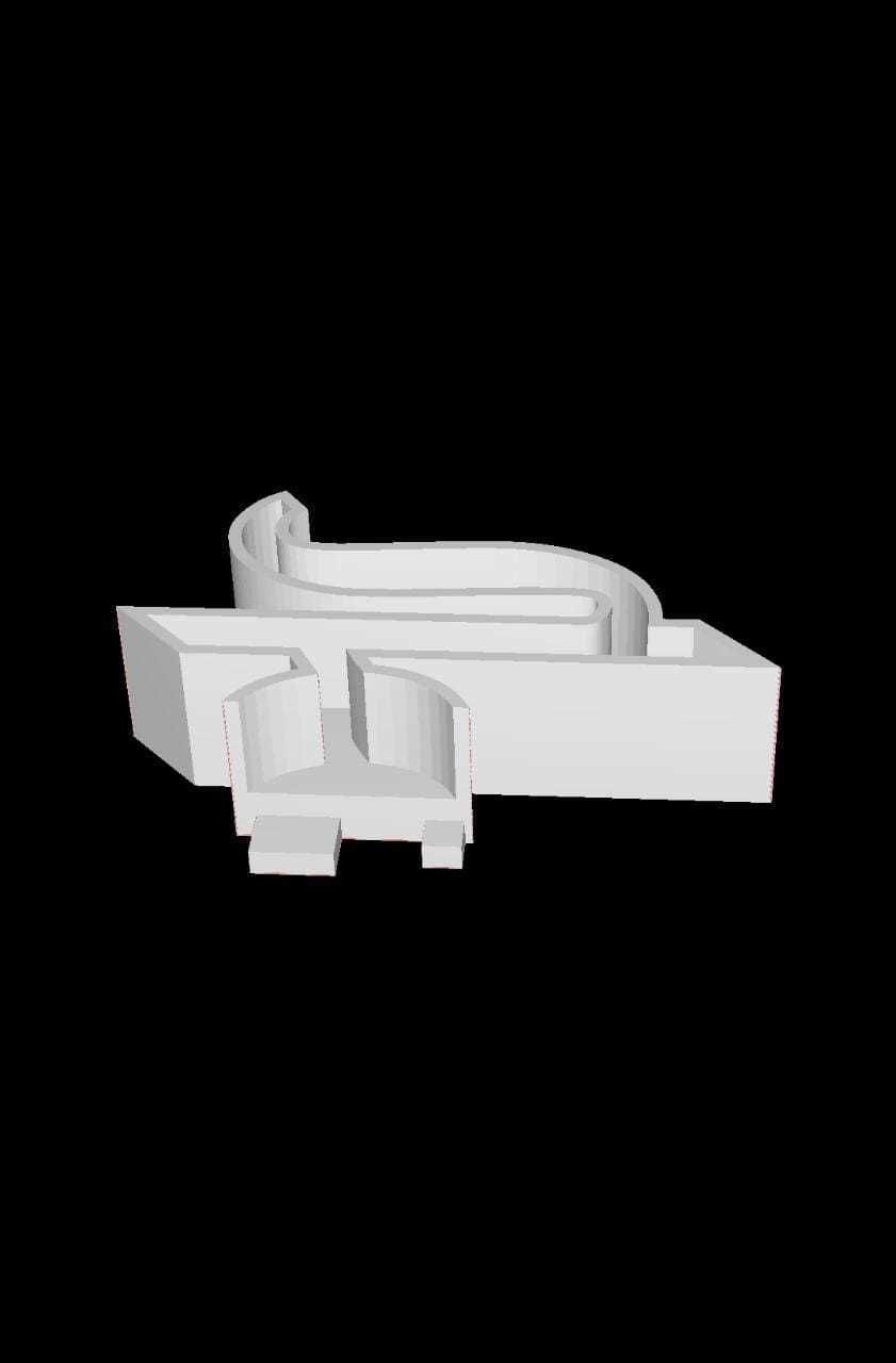 Bengali Alphabet Cast Your Own LETTERS Easy To Cast Puzzle Fit 3D model_7