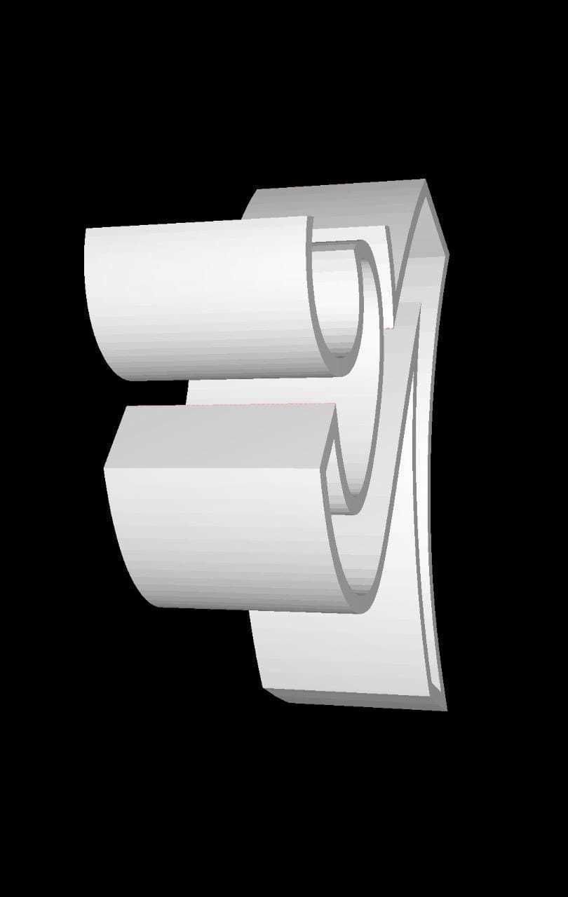 Bengali Alphabet Cast Your Own LETTERS Easy To Cast Puzzle Fit 3D model_3