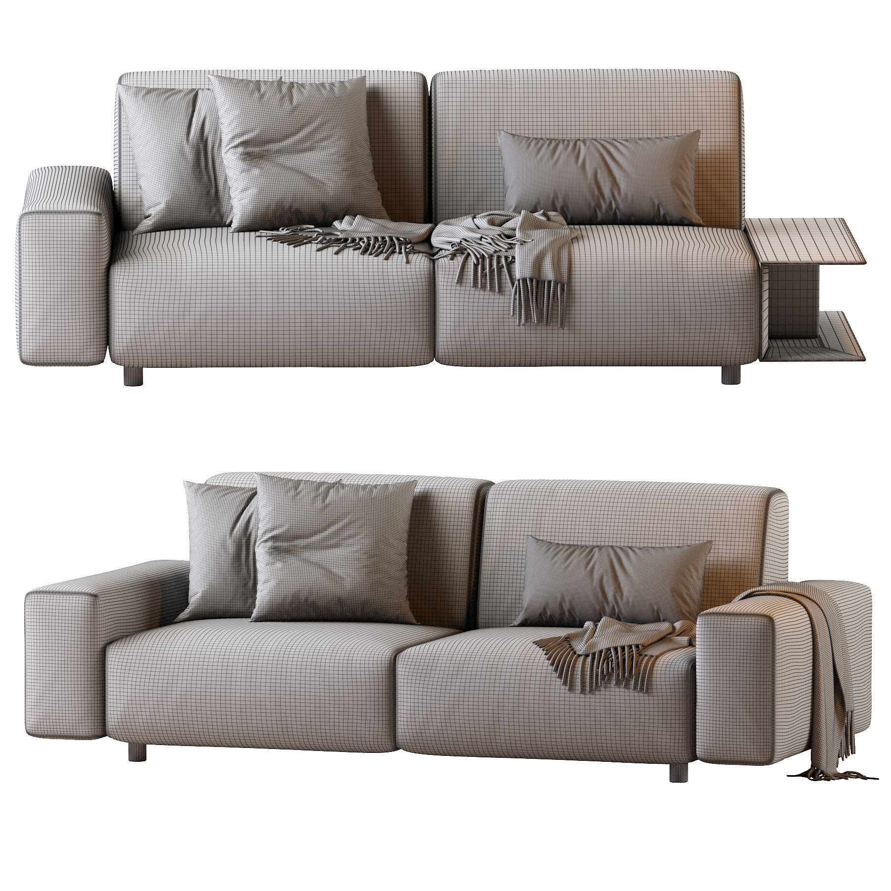 Aston two sofas 3D model_6