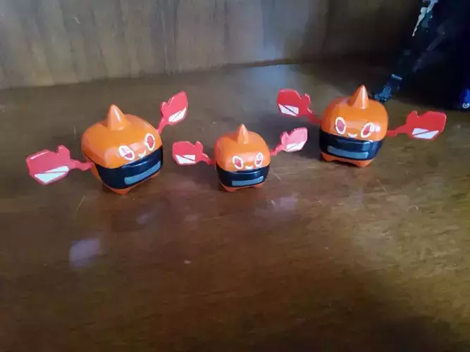 Pokemon Rotom Heat 3D Model 50mm 