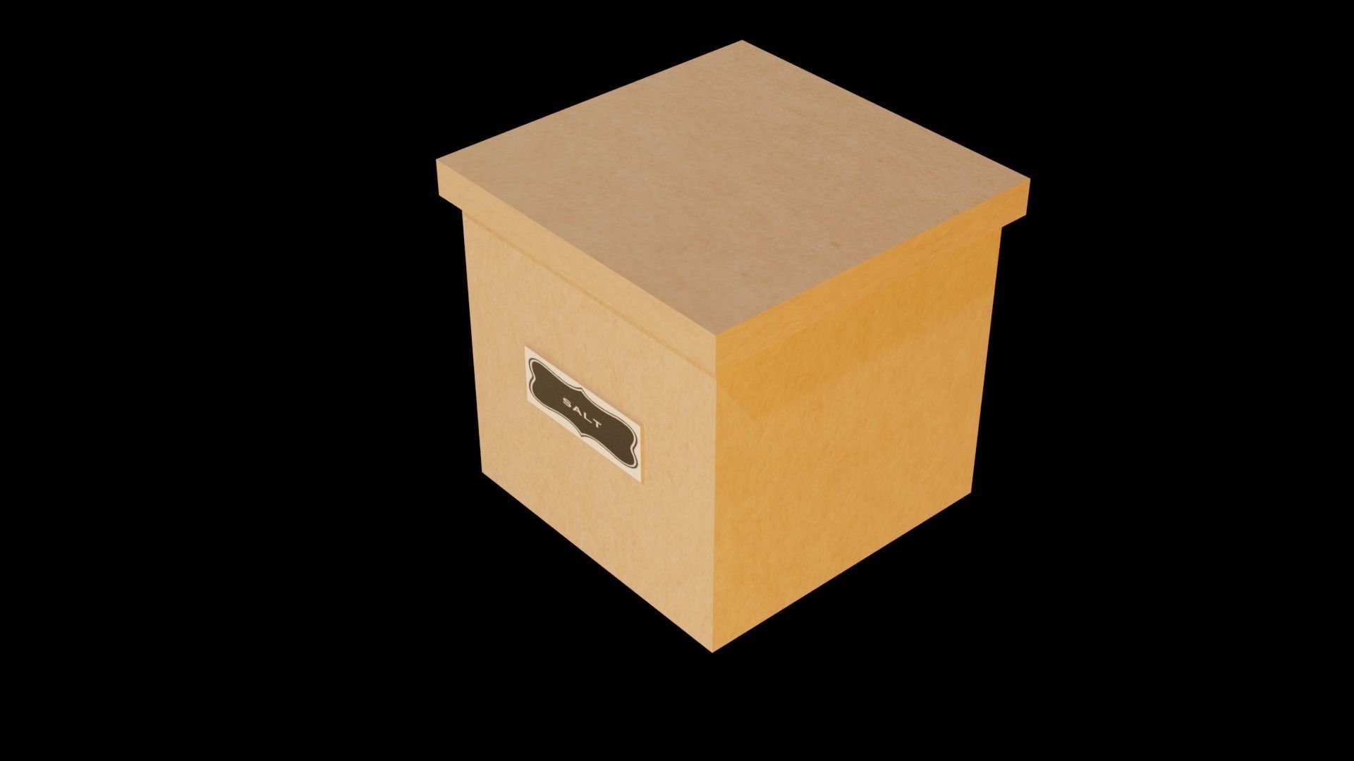 carton box 3D model_3
