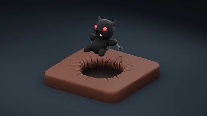 The Binding of Isaac Little Horn action figure 3D print model
