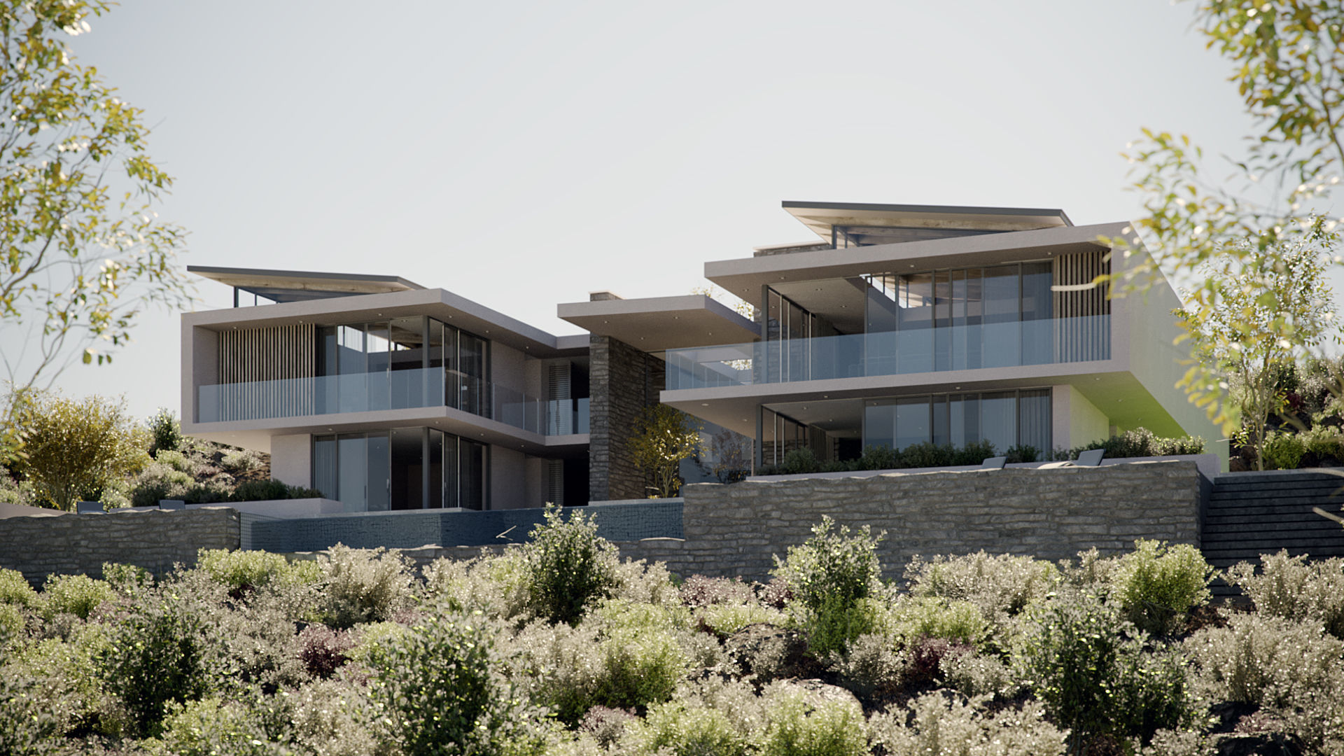 Set 5 - Corona C4D - 8 x Exterior Scenes 3D Model Collection_21