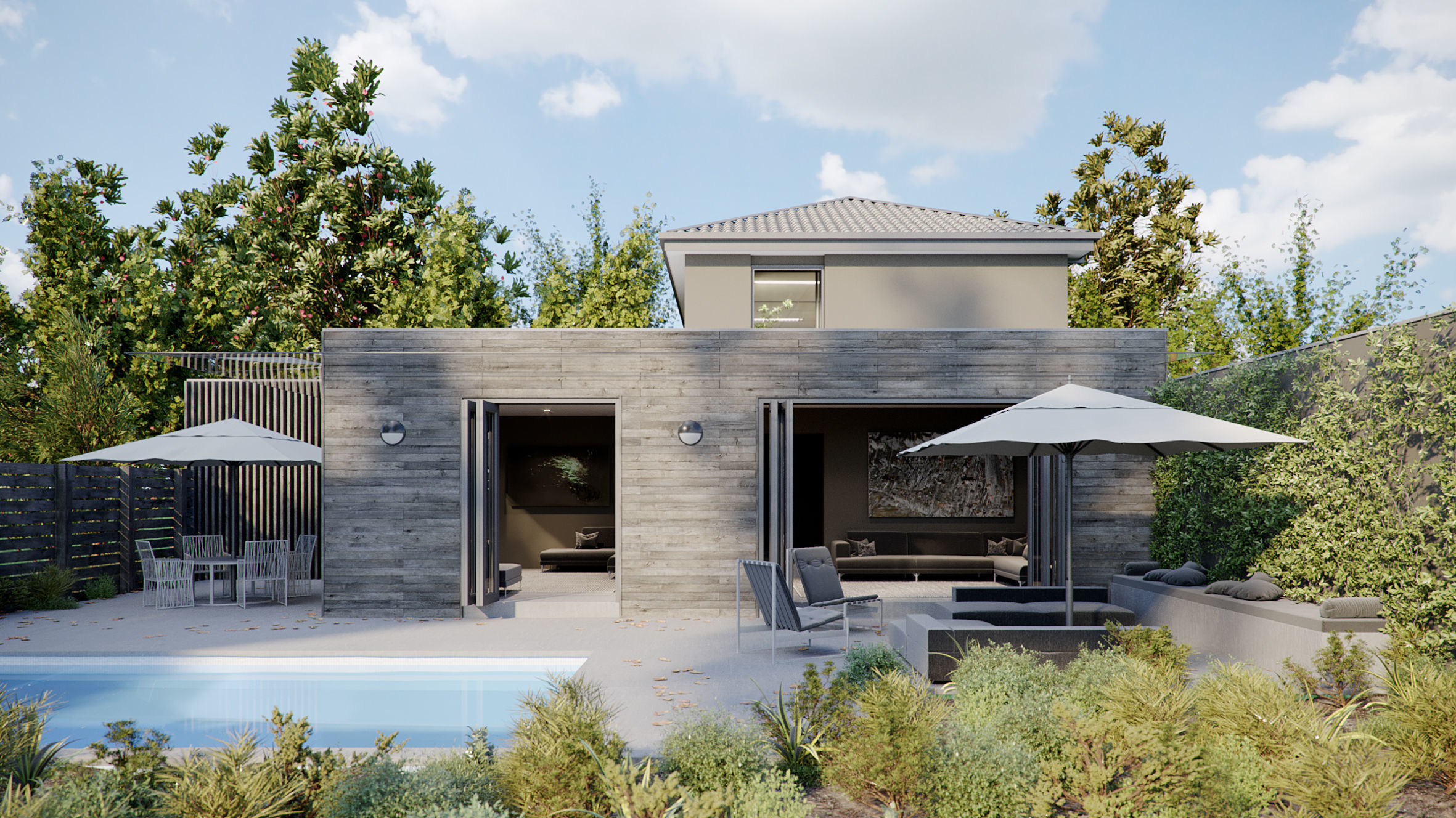 Set 5 - Corona C4D - 8 x Exterior Scenes 3D Model Collection_13