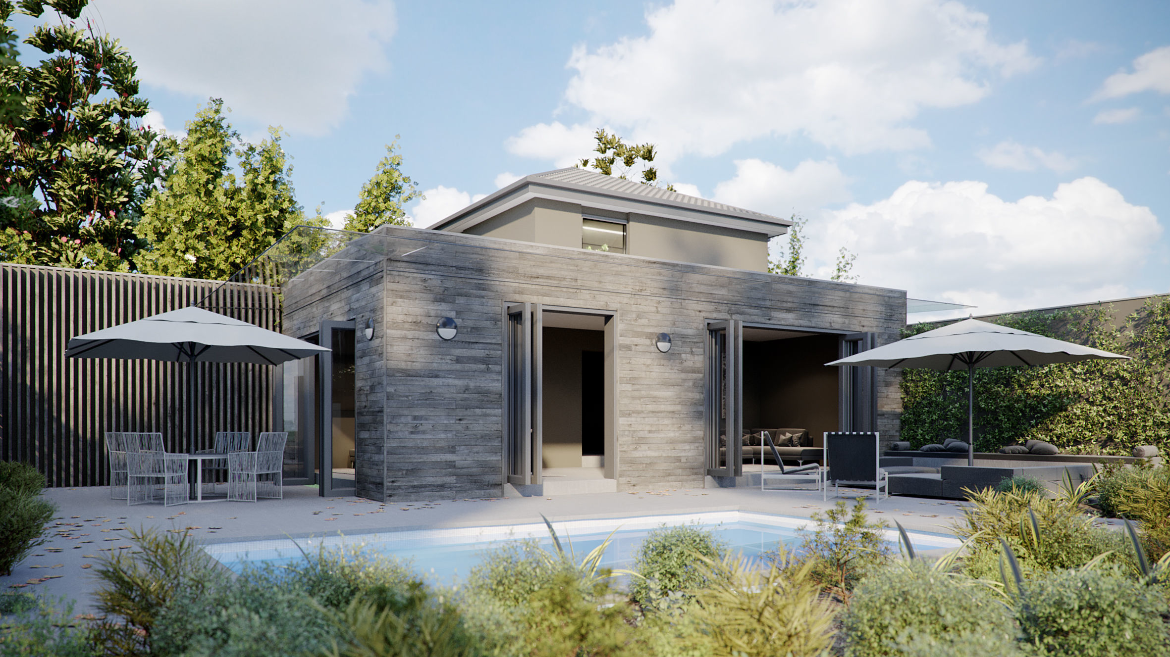 Set 5 - Corona C4D - 8 x Exterior Scenes 3D Model Collection_12