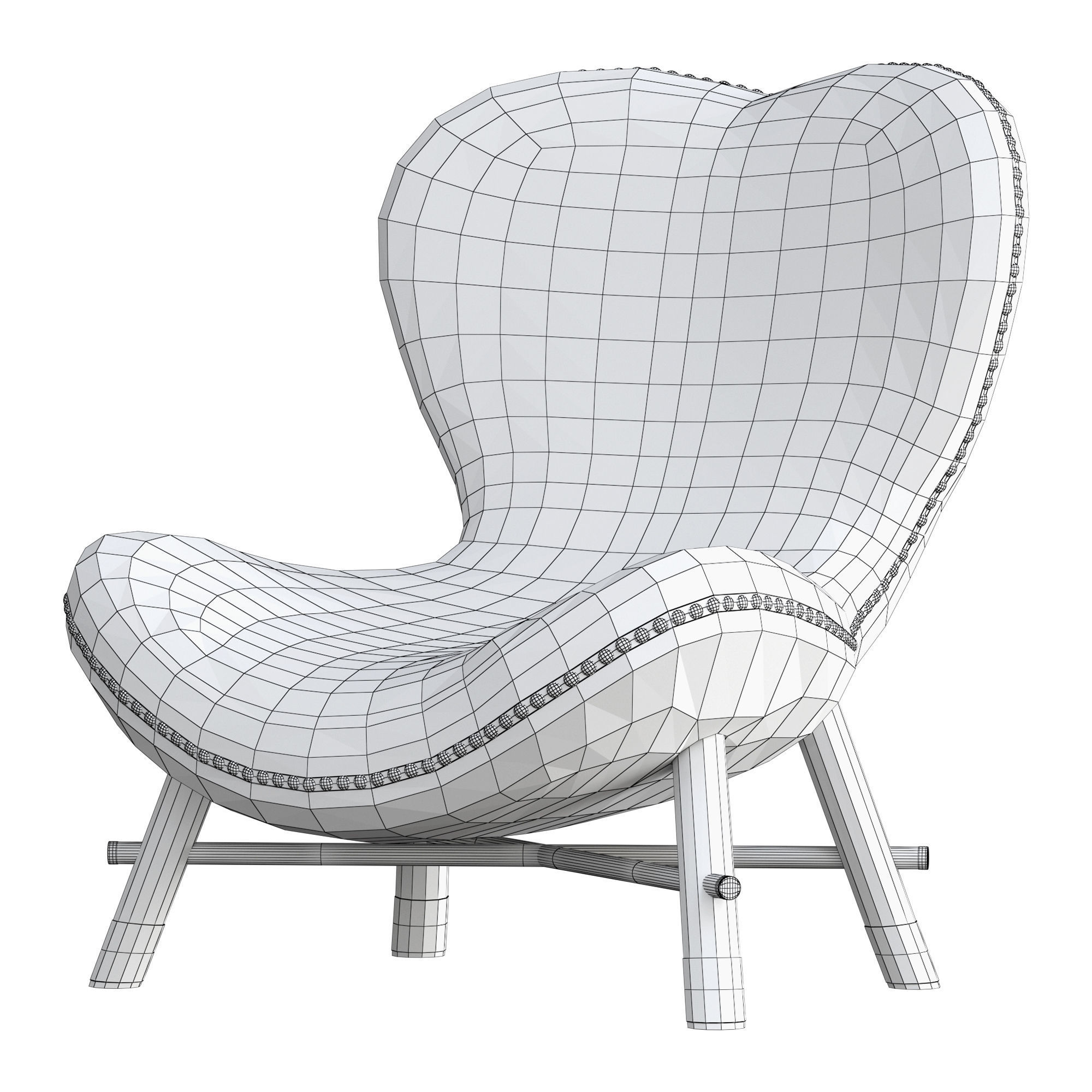 KUSH Armchair 3D model_7