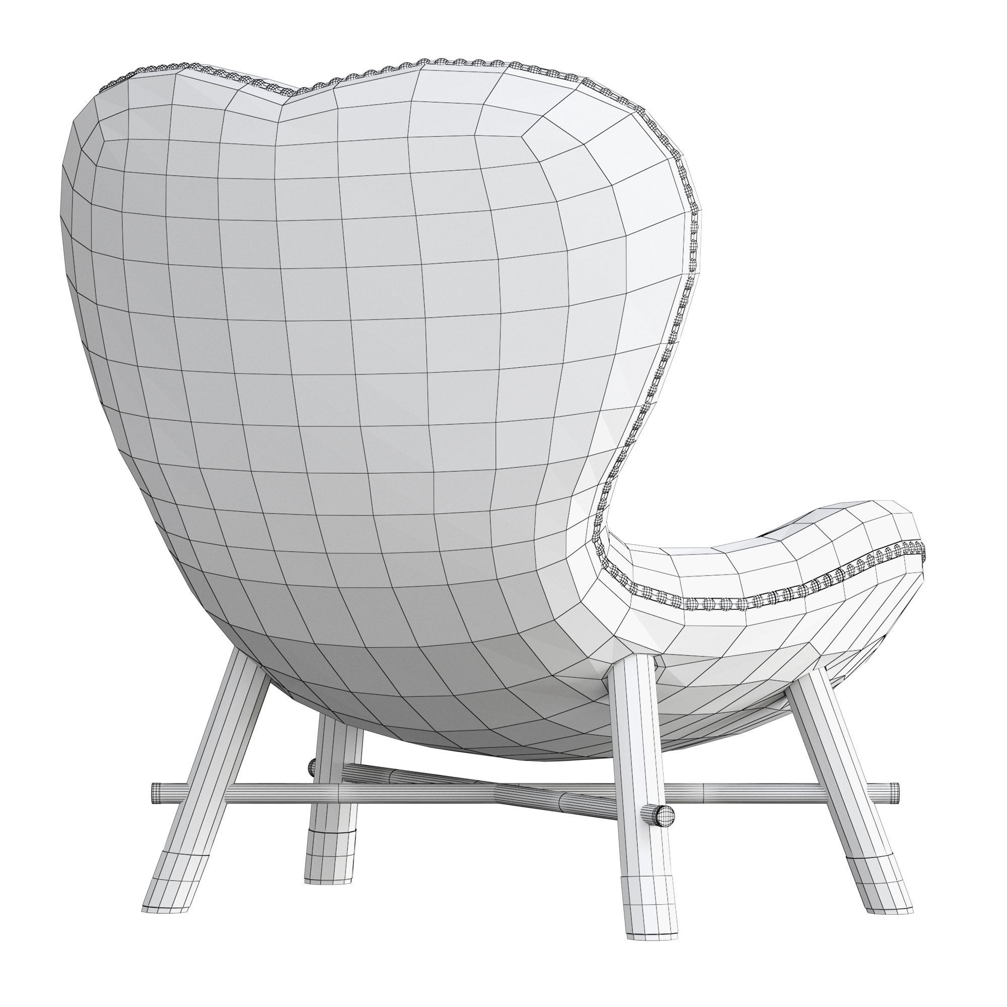 KUSH Armchair 3D model_8