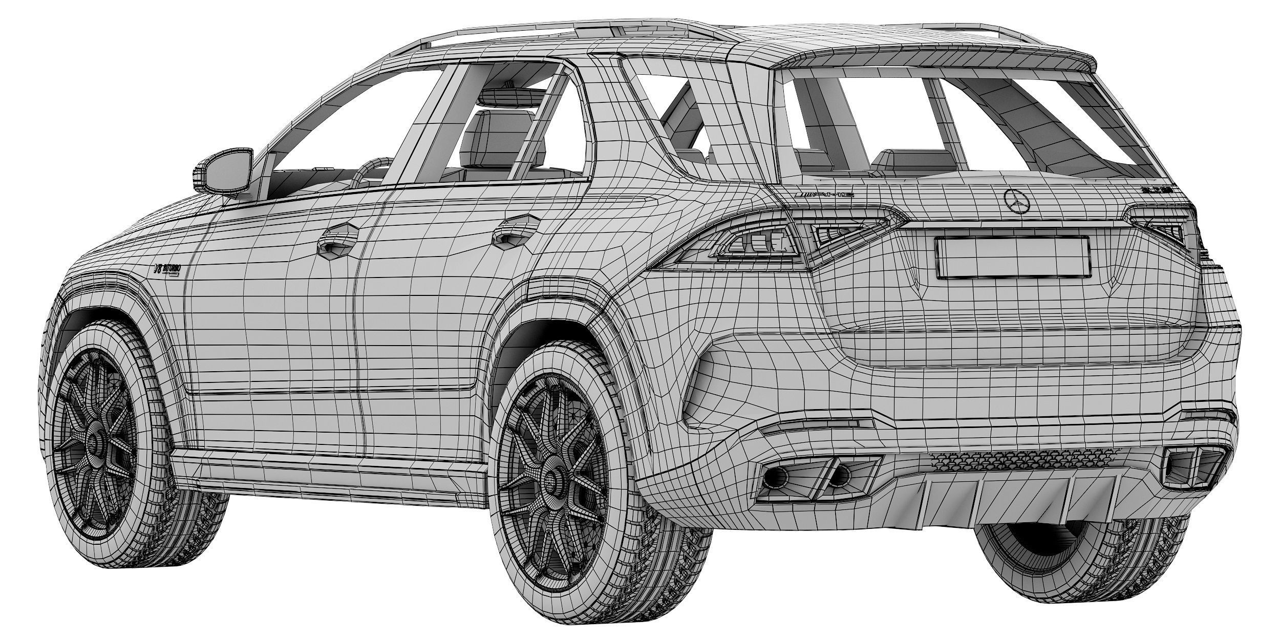 Mercedes Benz AMG GLE 63 2021 3D model_15