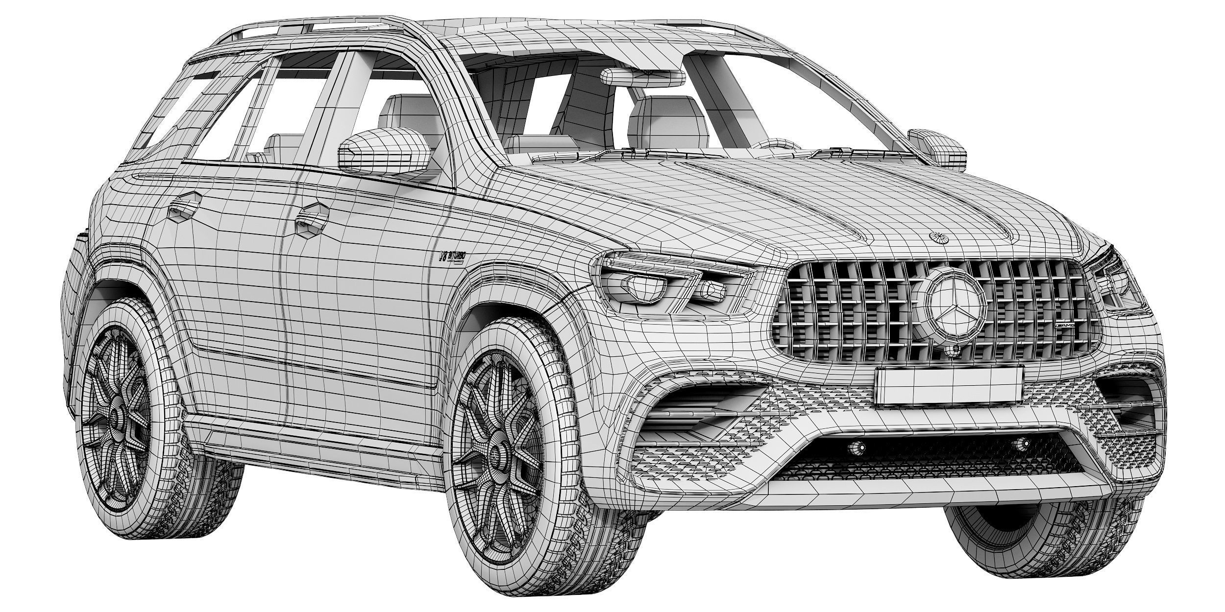 Mercedes Benz AMG GLE 63 2021 3D model_14