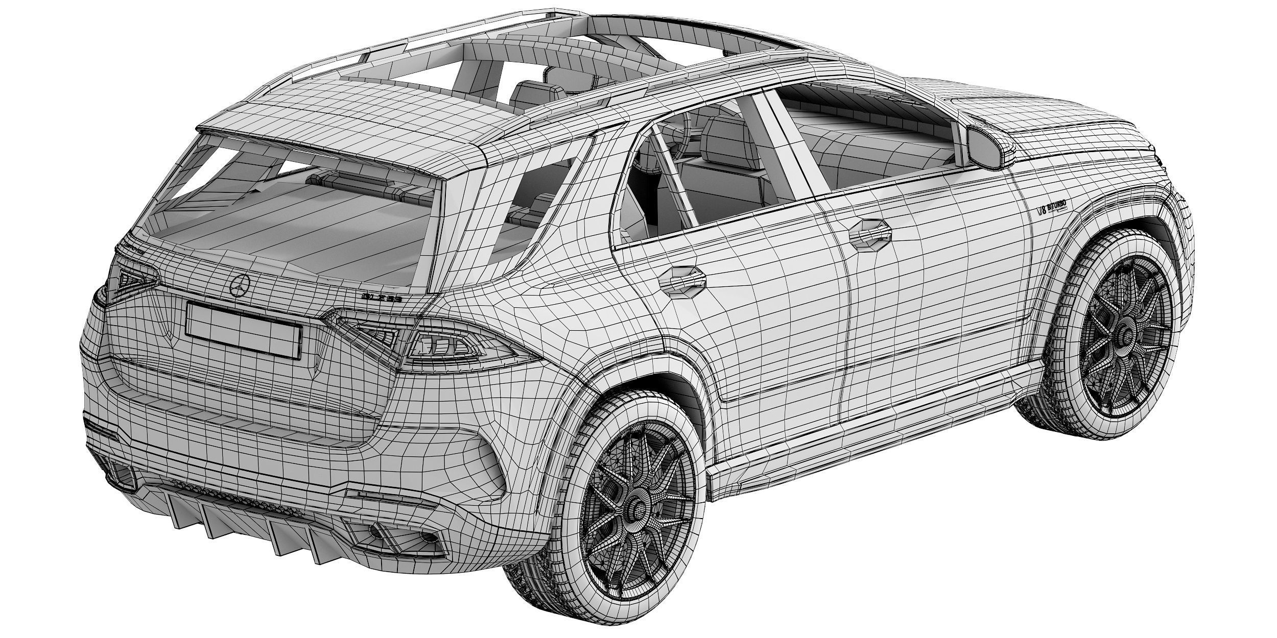 Mercedes Benz AMG GLE 63 2021 3D model_17
