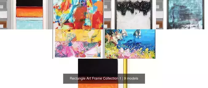 Rectangle Art Frame Collection 1