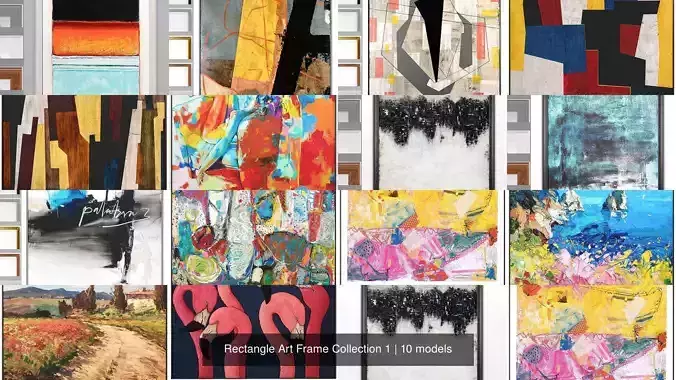 Rectangle Art Frame Collection 1