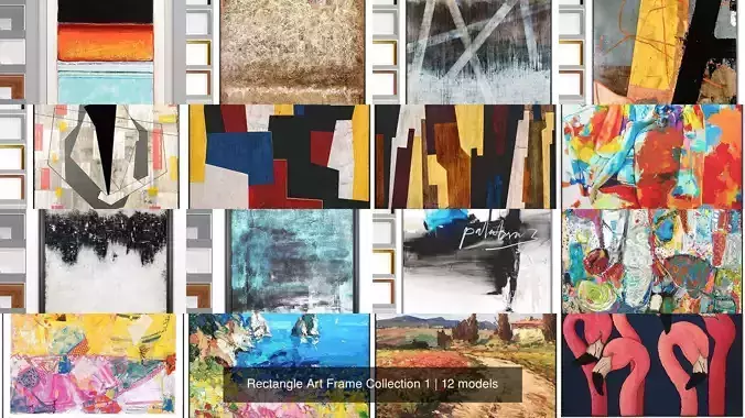 Rectangle Art Frame Collection 1