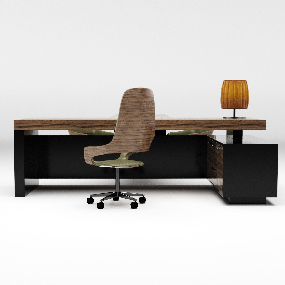 Office furniture collection 1 3D model_2