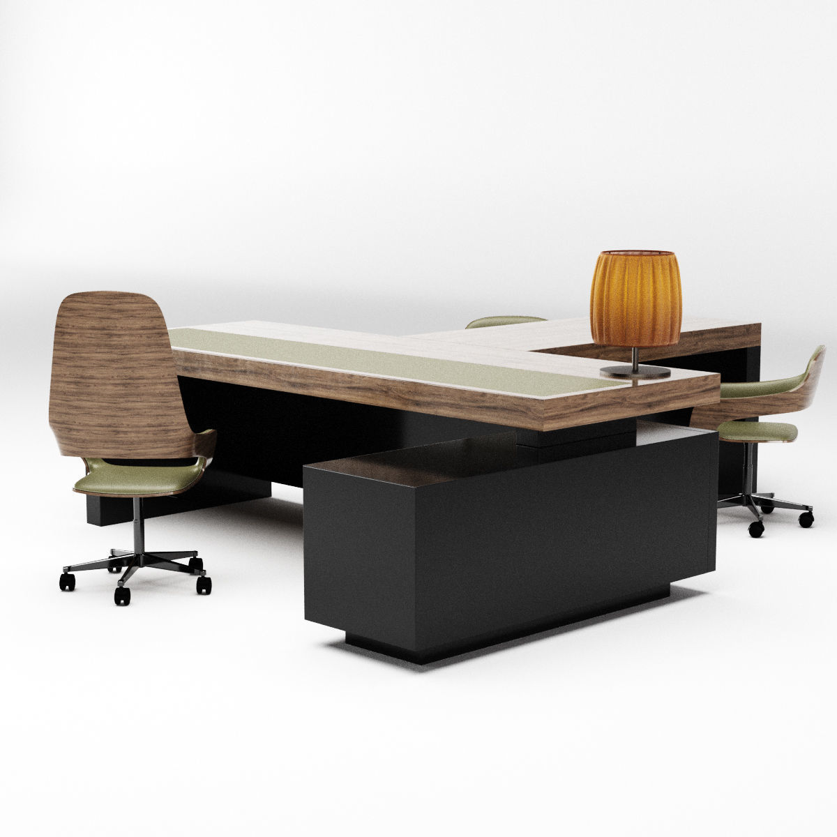 Office furniture collection 1 3D model_6