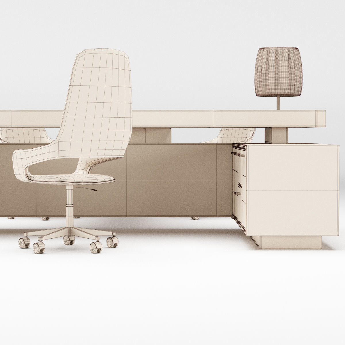 Office furniture collection 1 3D model_9
