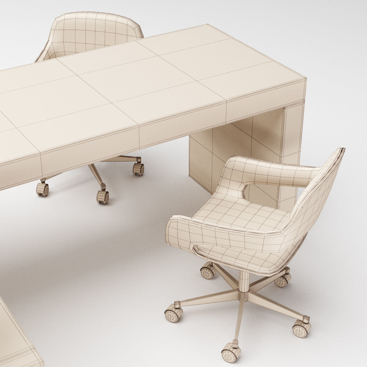 Office furniture collection 1 3D model_21
