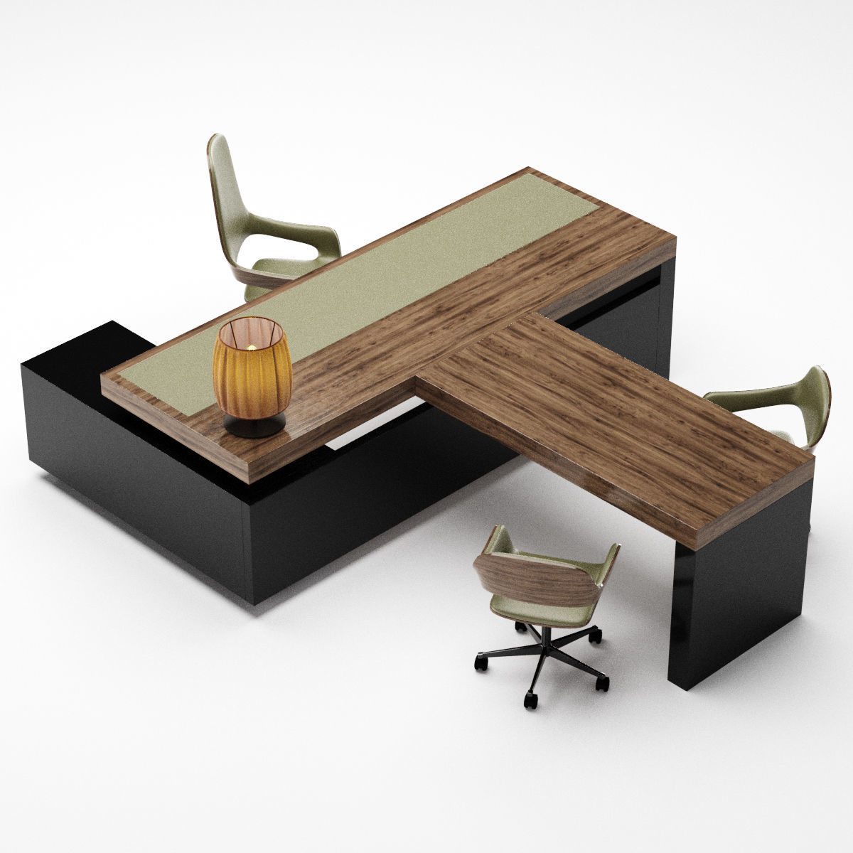 Office furniture collection 1 3D model_10