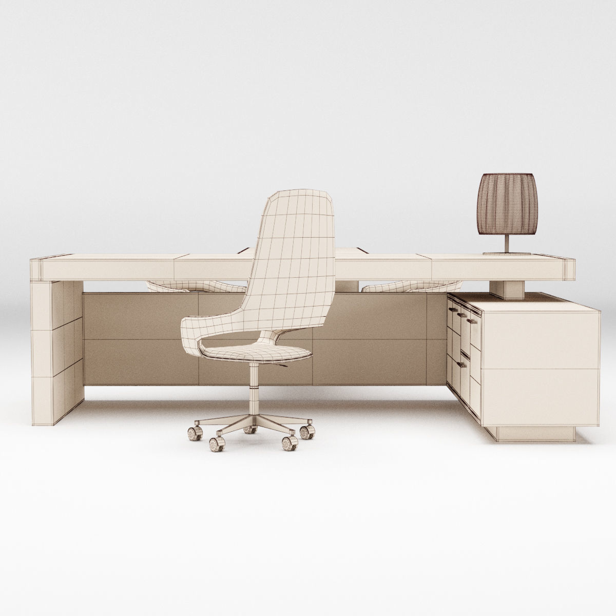 Office furniture collection 1 3D model_3