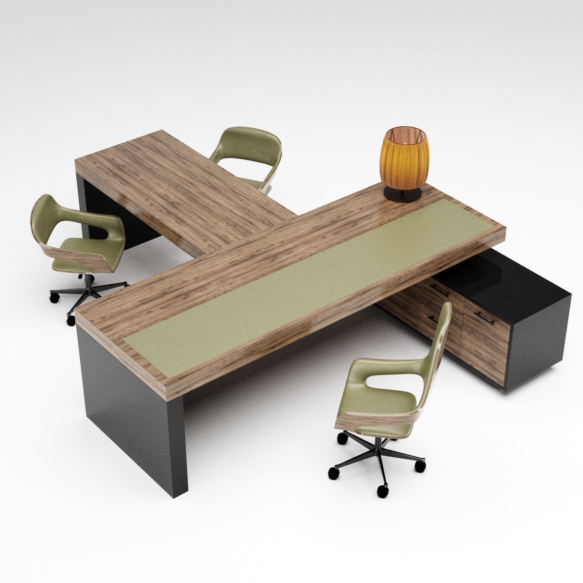 Office furniture collection 1 3D model_12