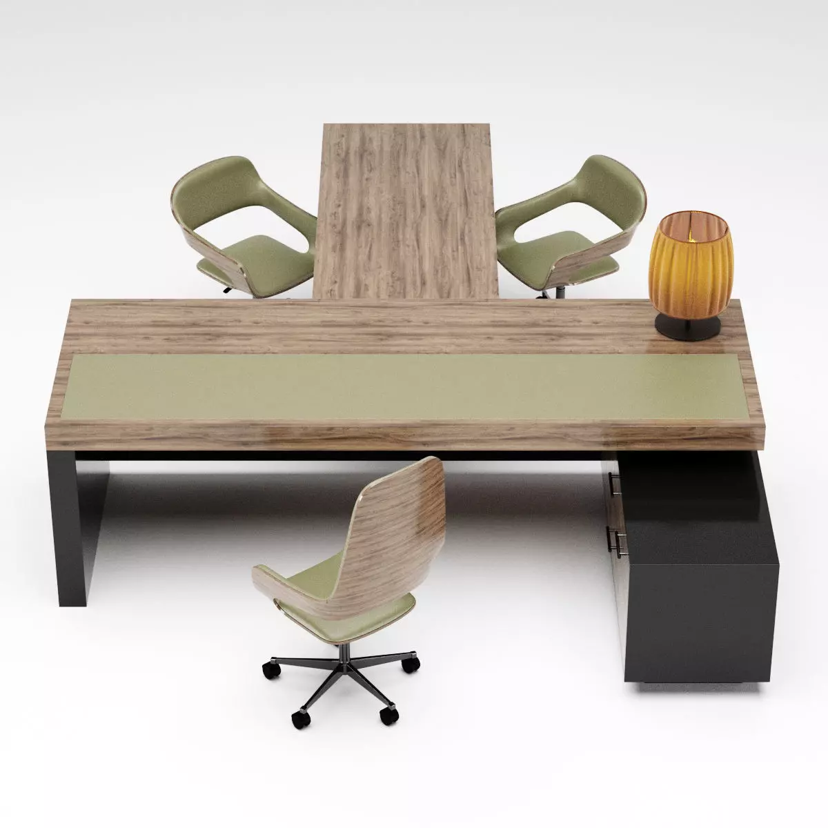 Office furniture collection 1 3D model_0