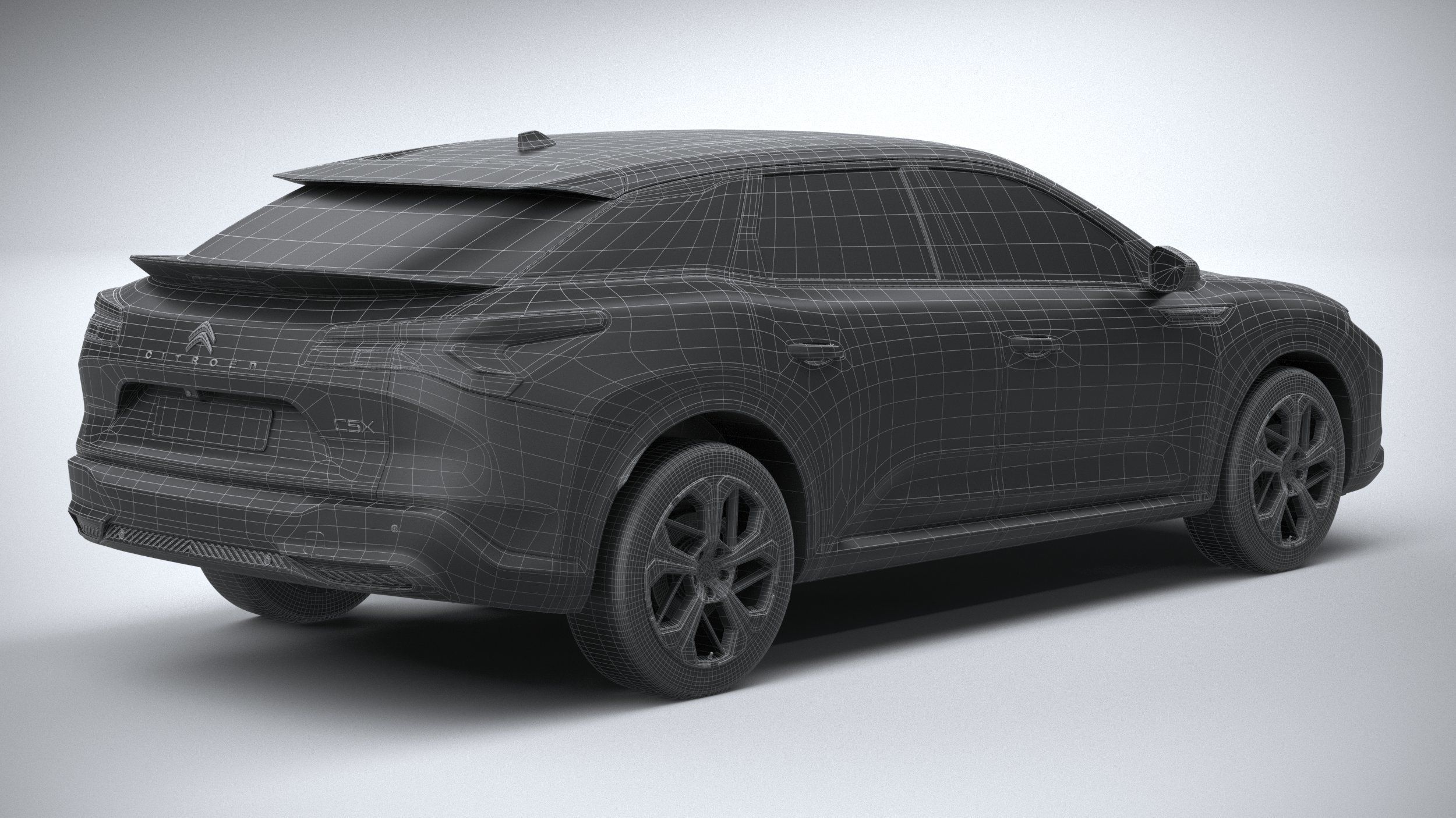 Citroen C5 X 2022 3D model_29