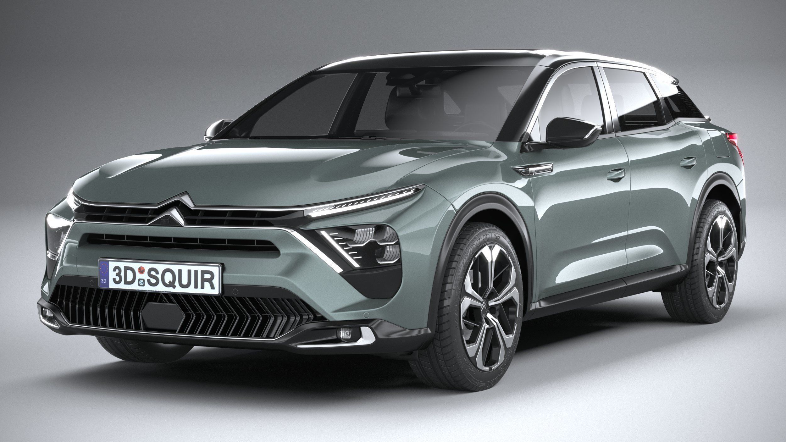 Citroen C5 X 2022 3D model_2