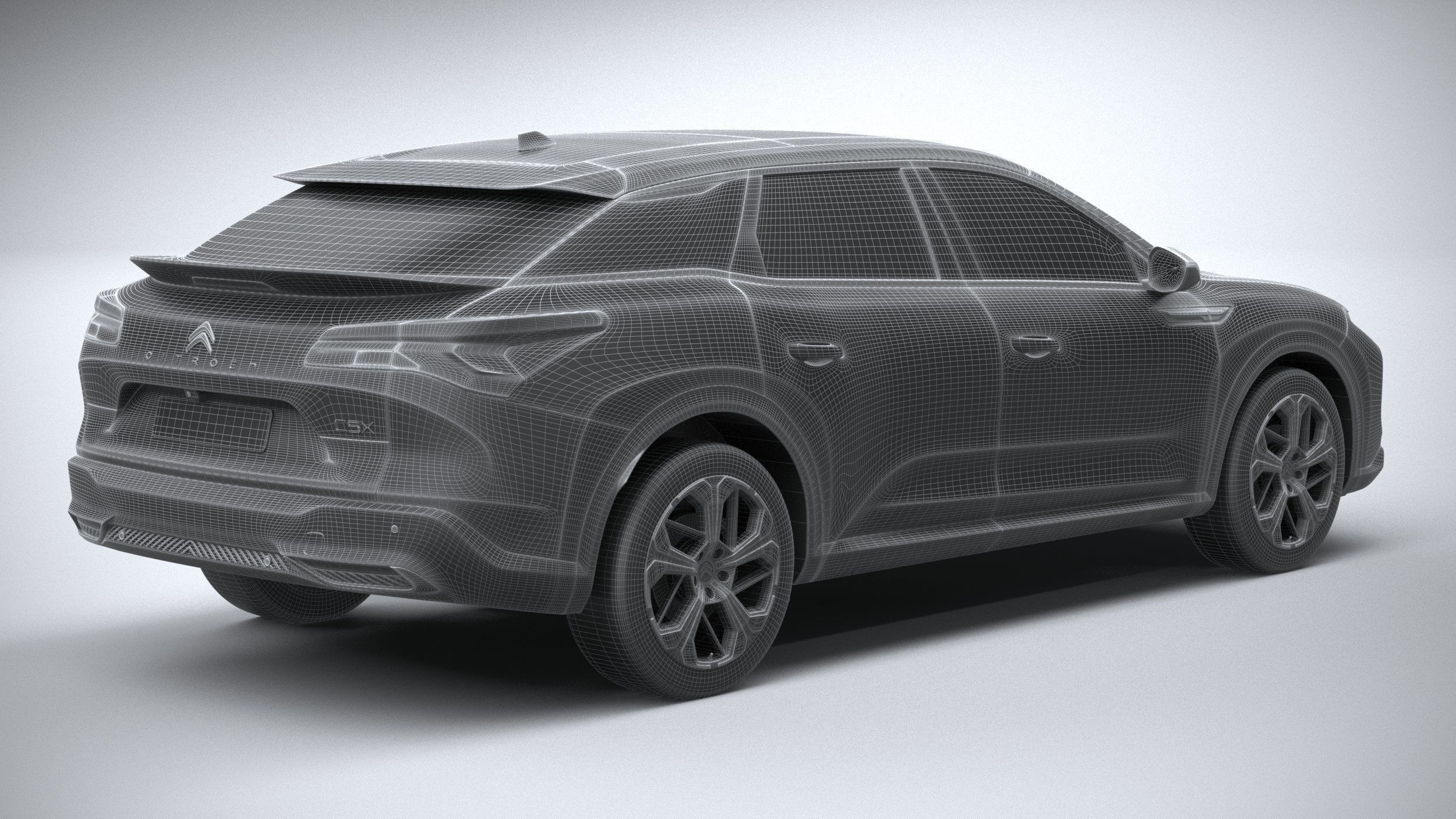 Citroen C5 X 2022 3D model_27