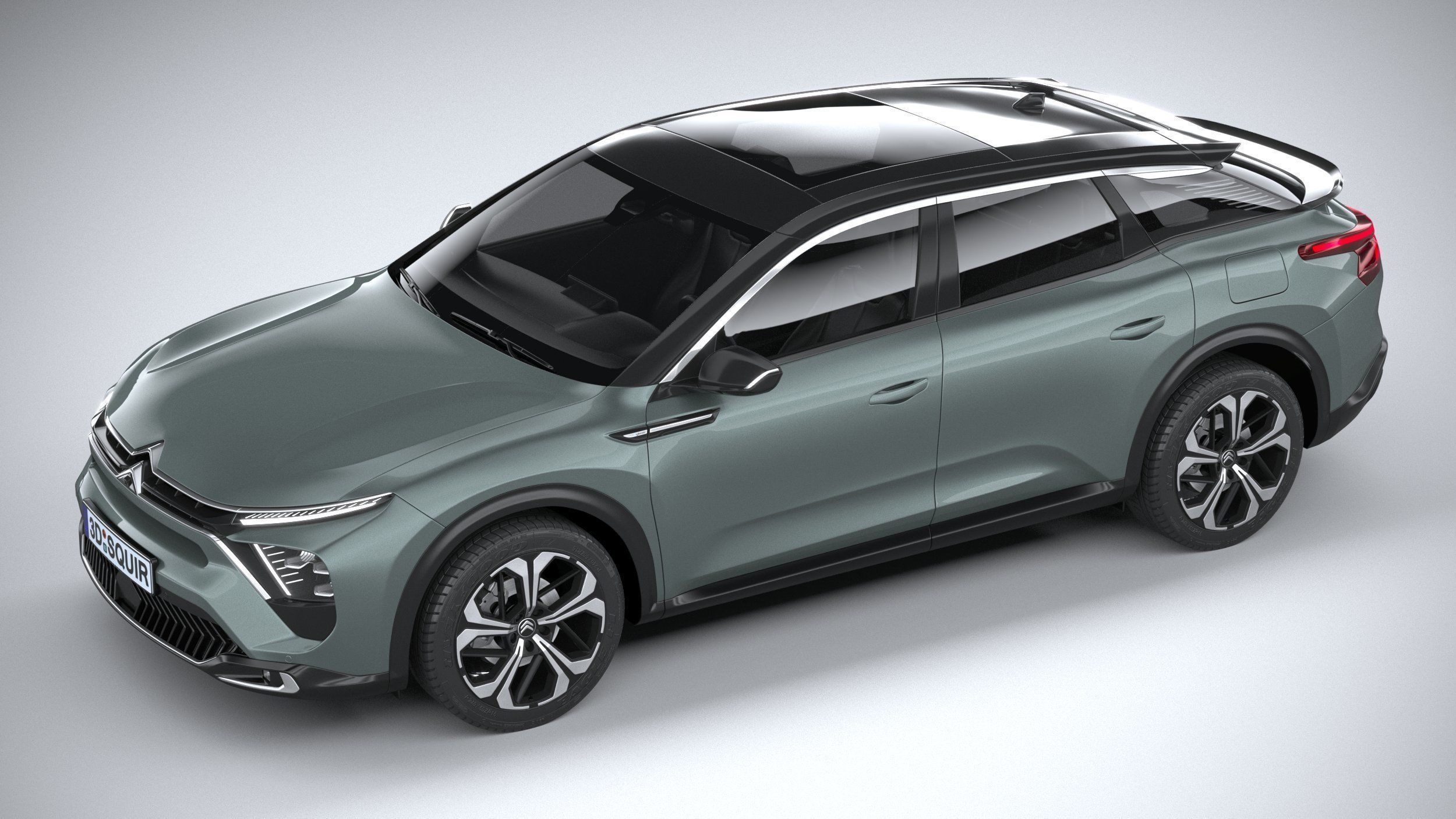Citroen C5 X 2022 3D model_7