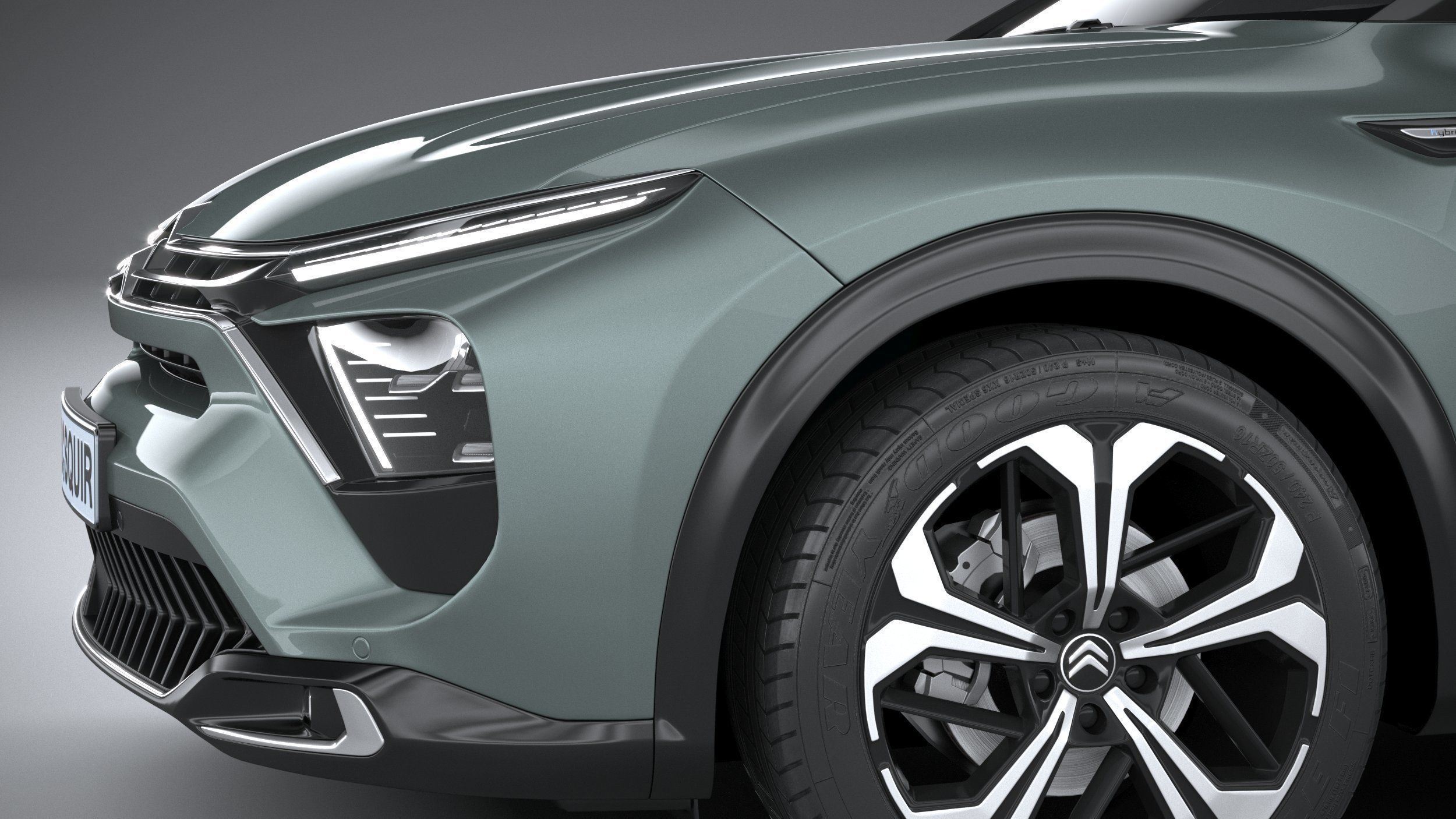 Citroen C5 X 2022 3D model_3