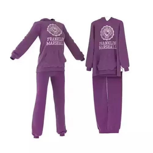 Purple Track Suit