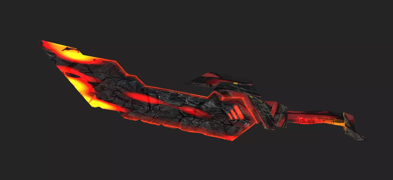 Ashen Golem Sword 3D model_0