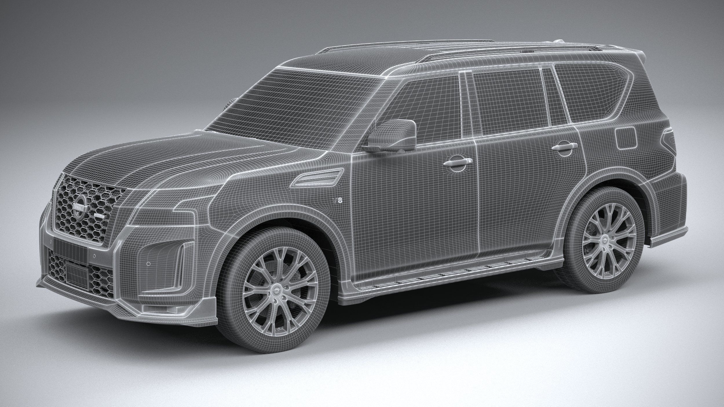 Nissan Patrol Nismo 2021 3D model_26