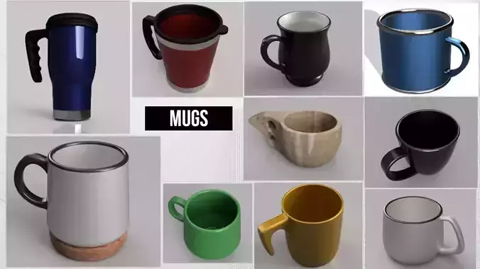 Mugs High Realistic
