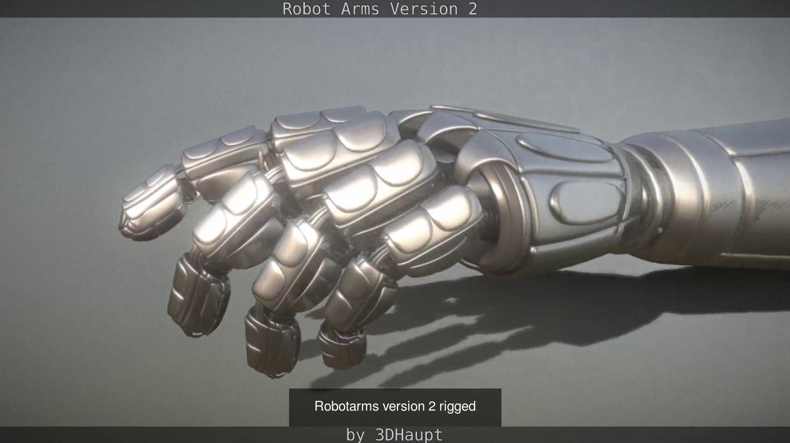 Rigged Arms and Hands 3D Model Collection_11