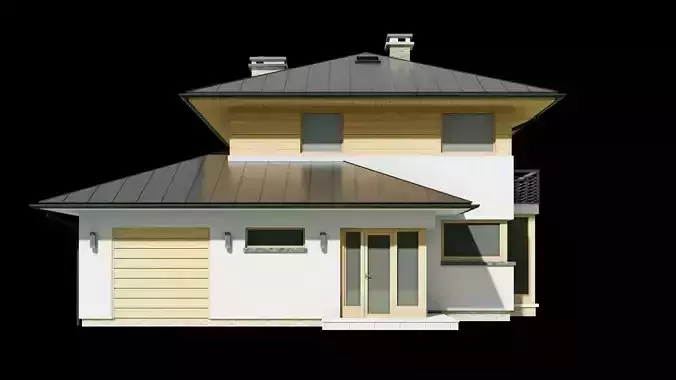 House Bambo C1V1 Low-poly 3D model