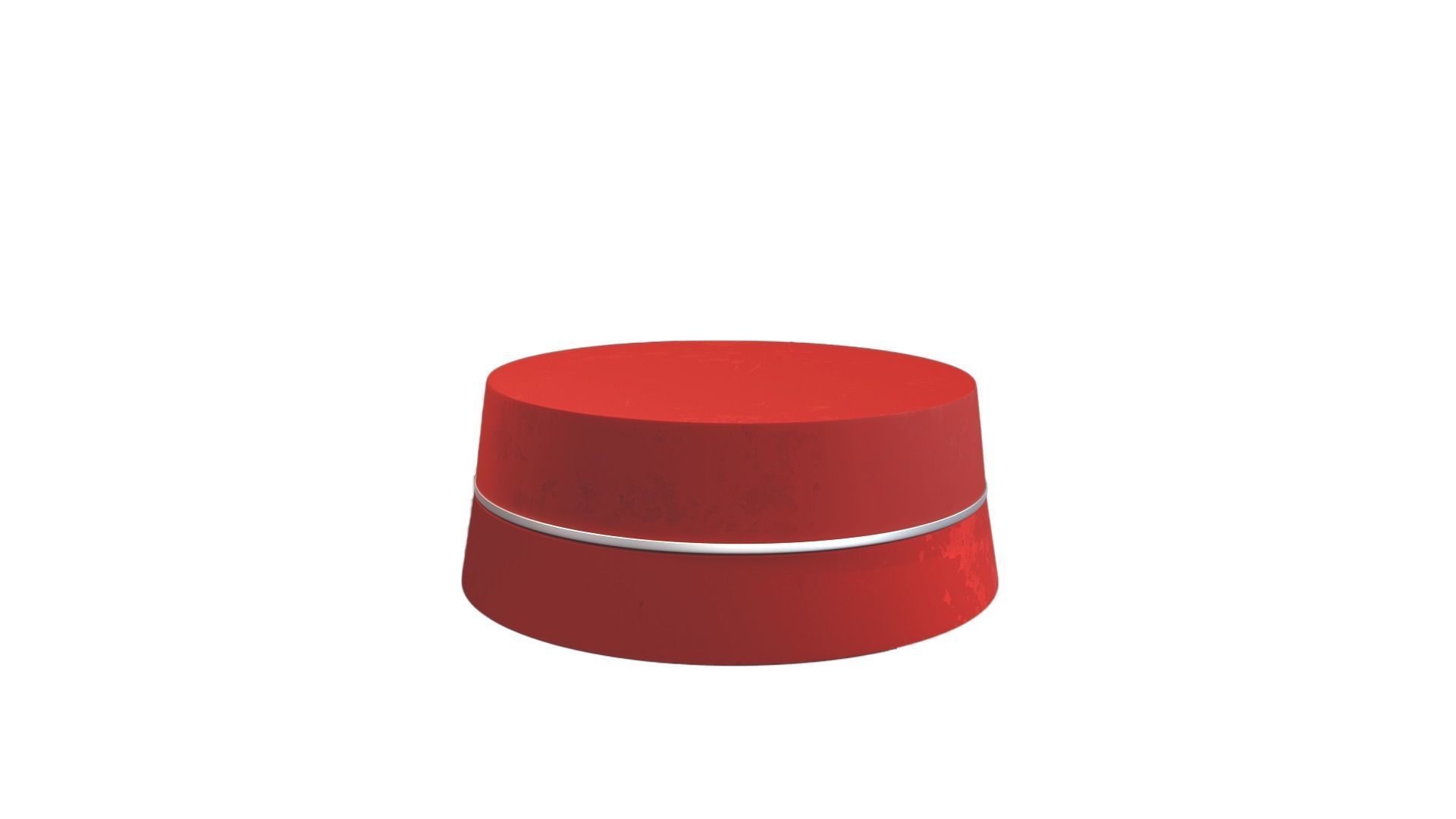Folding Red Retro Rigged Lamp  3D model_6