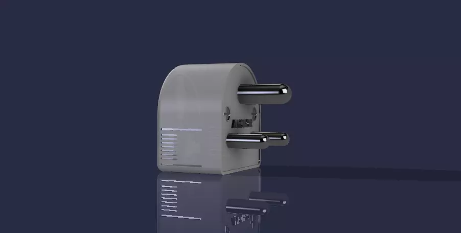 3pin PLUG MODEL  3D model_0