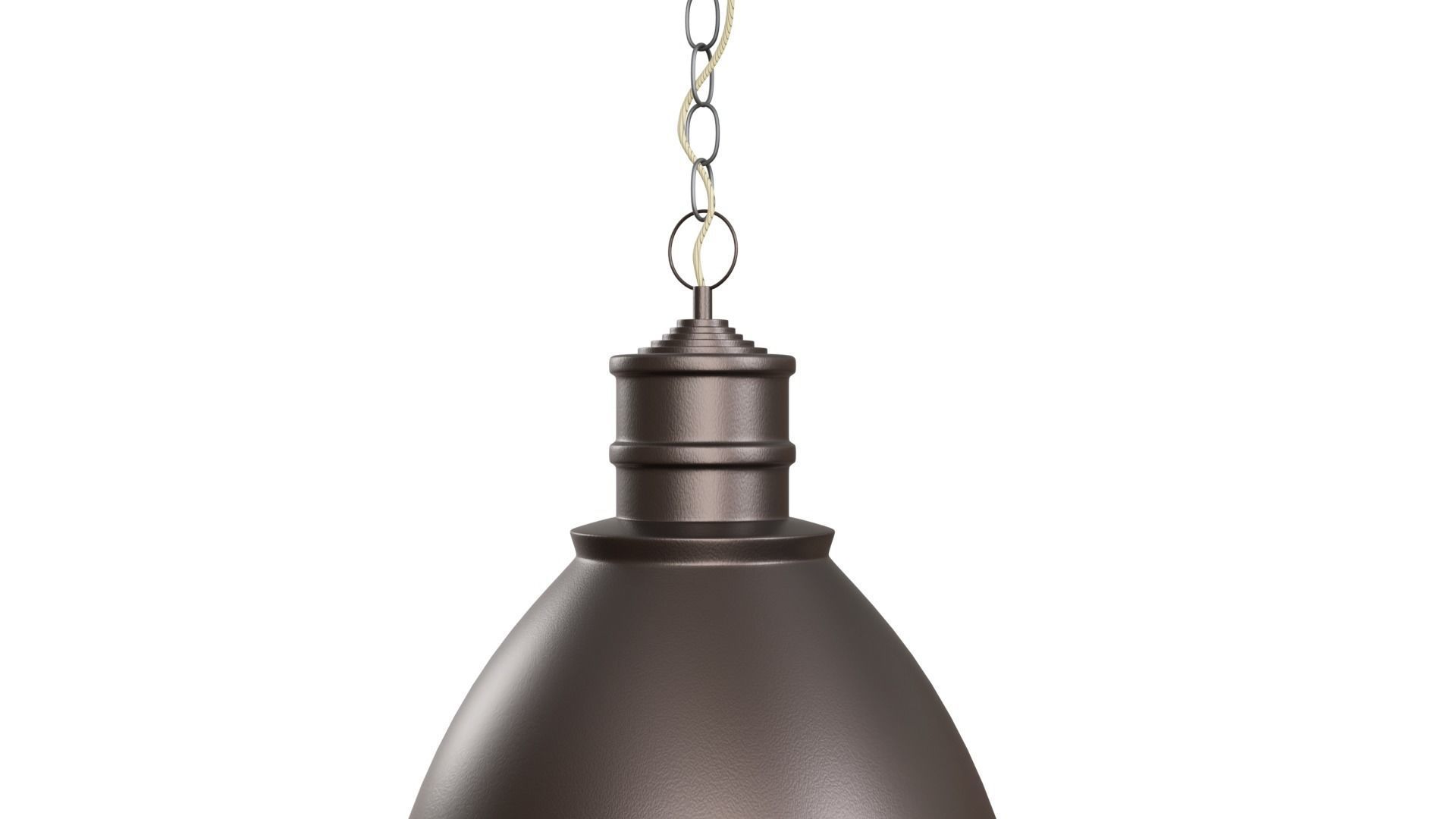 Three Metal Oil Ceiling Lamps 3D model  3D model_9
